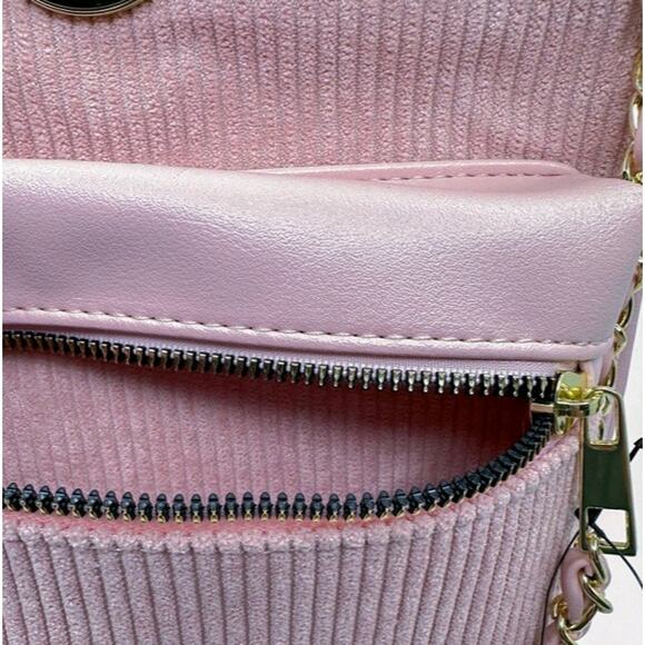 Pokemon 11" Mini Backpack - Pink Corduroy Eevee New With Tags NWT - Picture 6 of 7